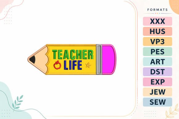 Back to School Applique Design Review