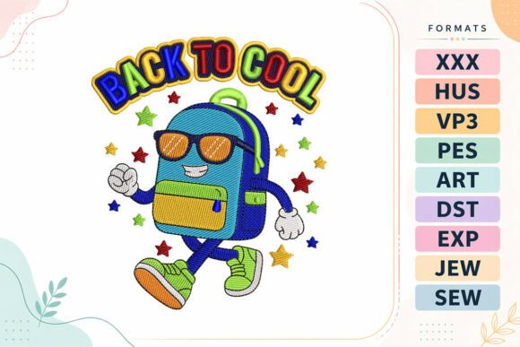 Back to School Backpack Embroidery Review