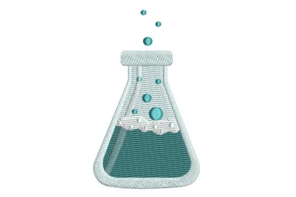 Bubbling Chemistry Flask Embroidery Review