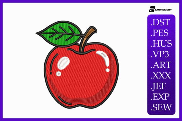 Classic Red Apple Embroidery Review