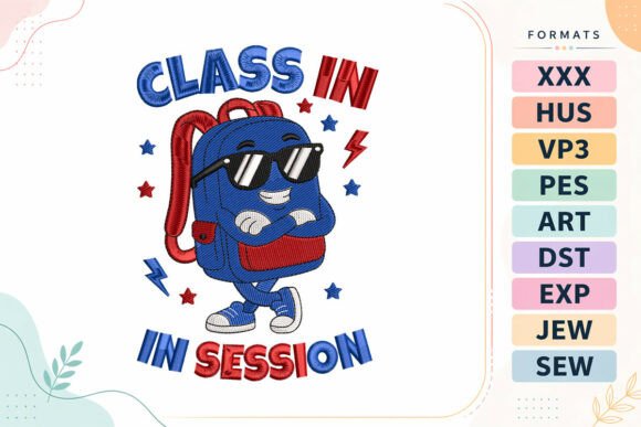 Cool Backpack Back to School Embroidery Review