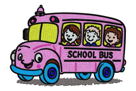 Cute School Bus Embroidery Design Review
