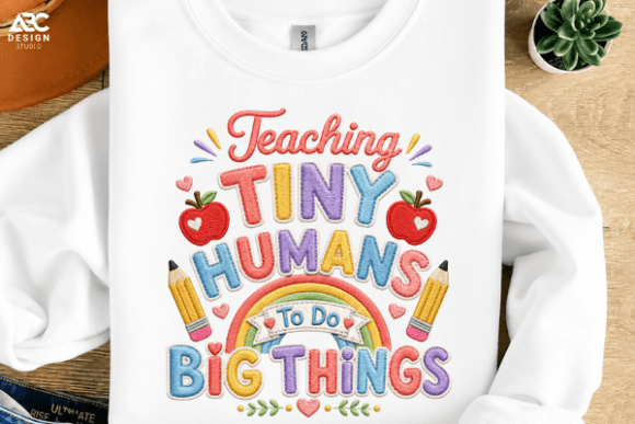 Faux Embroidery Style Kindergarten PNG Review