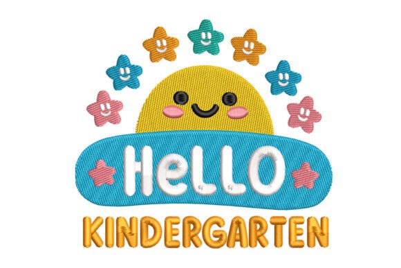 Kindergarten Back to School Embroidery Review