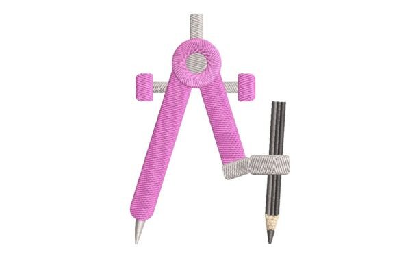 Pink Geometry Compass with Pencil Review
