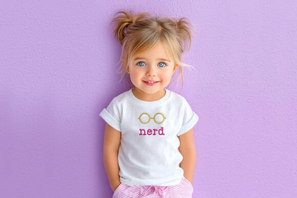Round Nerd Glasses Mini Embroidery Design Review