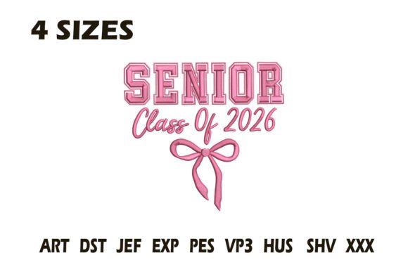 Senior Class of 2026 Pink Embroidery Review