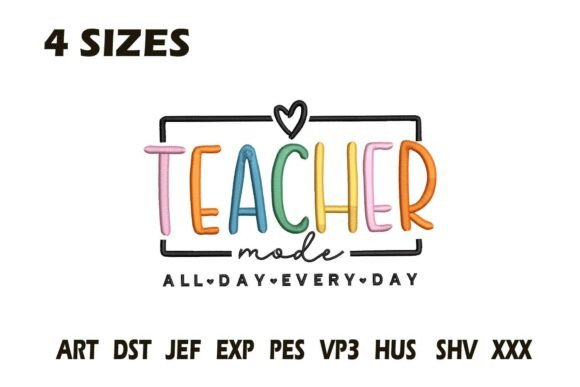 Teacher Mode Embroidery Design File Review